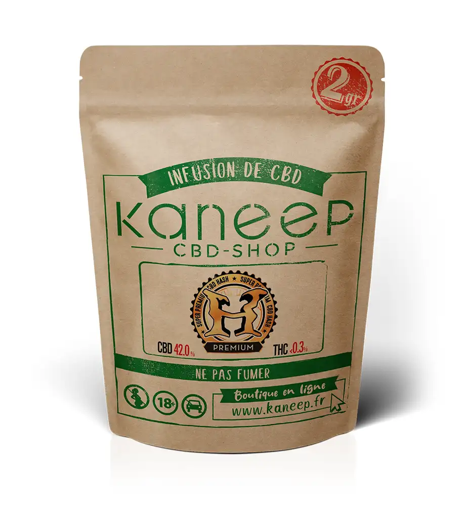 SAC HASH PREMIUM - FLEURS DE CBD - KANEEP