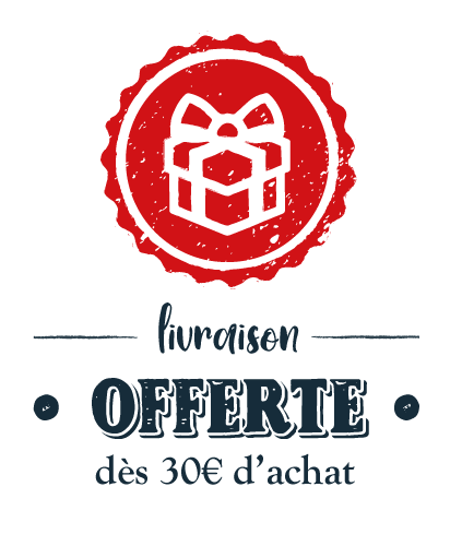 Livraison offerte dès 30€ d'achat