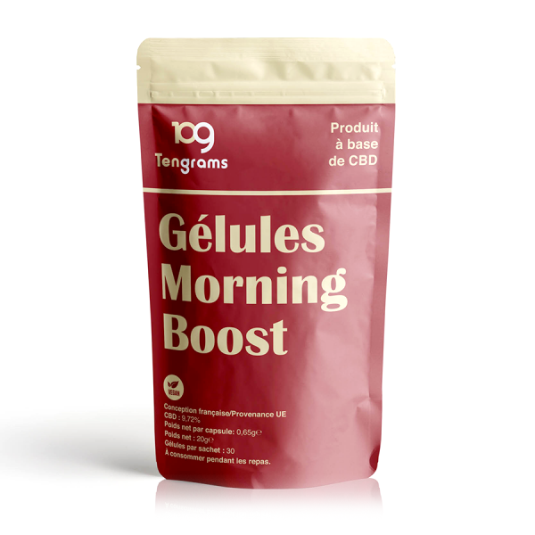 GÉLULES CBD AUX PLANTES - MORNING BOOST (30 PCS)