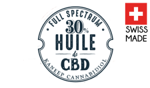 LOGO HUILE DE CBD 30% FULL SPECTRUM KANEEP 100% SUISSE