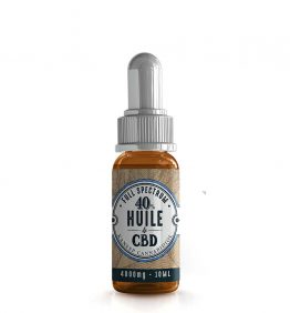 Flacon d'huile de cbd à 40% full spectrum de 10ml