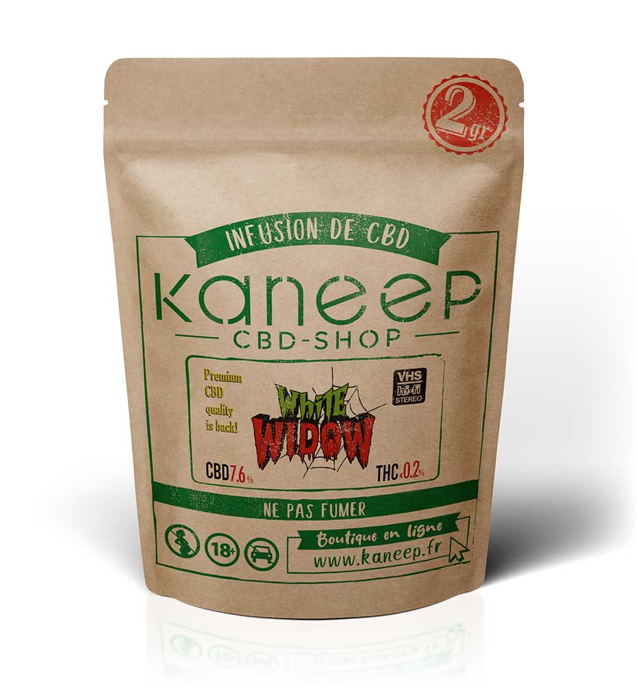 SAC WHITE WIDOW - FLEURS DE CBD - KANEEP